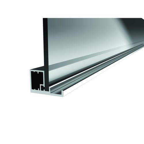 11716 CAM KAPAK KULP PROFİLİ L=6000 mm. -E6C310 AÇIK KAHVE ELOKSAL -T6-F22 -6463 — Kapak Profili