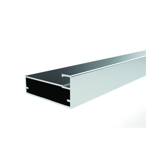 GENİŞ ÇERÇEVE KAPAK PROFİLİ L=6000 mm. -E3C315 PARLAK ŞAMPANYA ELOKSAL -T6-F22 -6463 — Kapak Profili