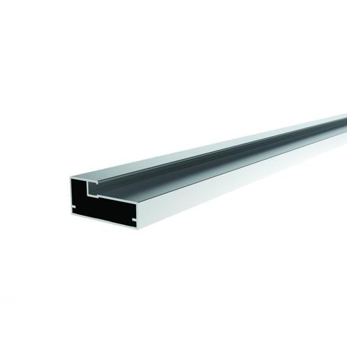 GENİŞ ÇERÇEVE KAPAK PROFİLİ L=6000 mm. -ASİT MAT ELOKSAL -T6-F22 -6463 — Kapak Profili