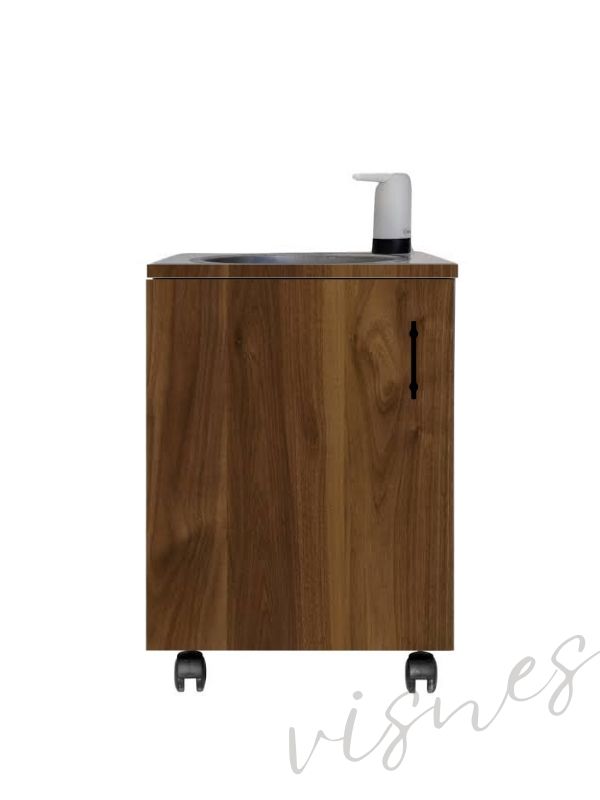 Mobil Seyyar Lavabo Ünitesi Fizyoterapist Yeni Yönetmeliğe Uygun Şarjlı Model