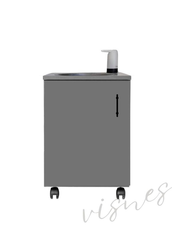 Mobil Seyyar Lavabo Ünitesi Fizyoterapist Yeni Yönetmeliğe Uygun Şarjlı Model