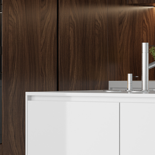 Çamsan Entegre HAZAR-CEVIZ Hazar Ceviz MDF Lam panel rengi