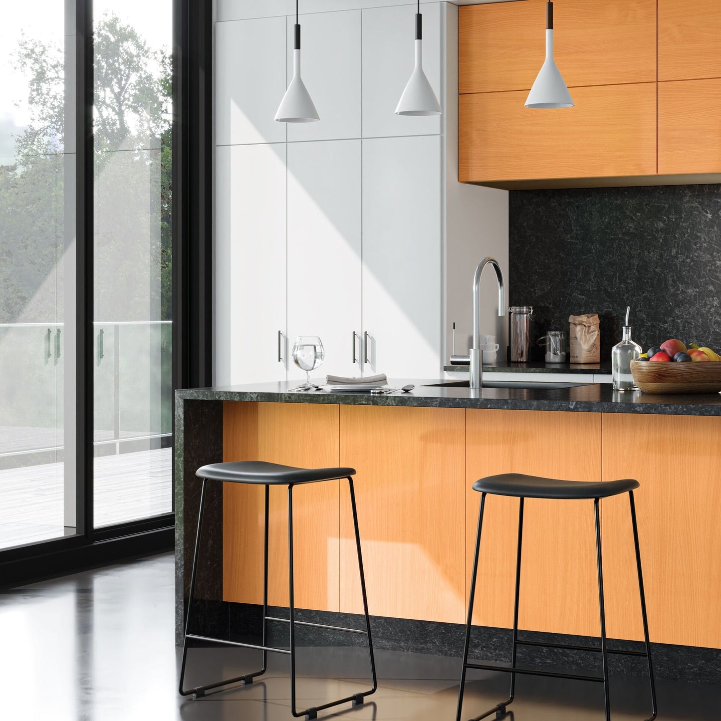 Çamsan Entegre FG-66 Kayın MDF Lam panel rengi