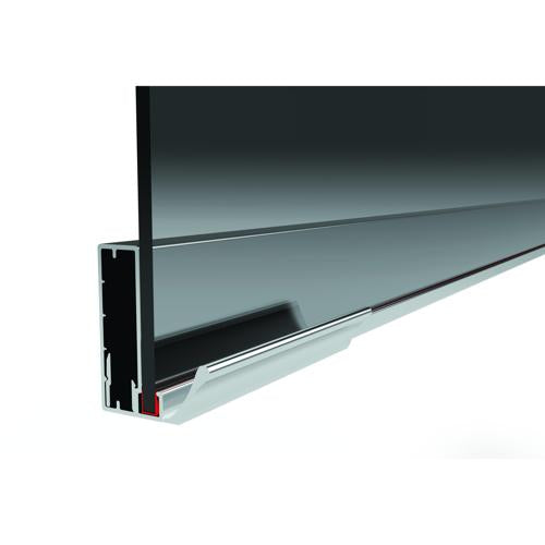 11720 KULP PROFİLİ L=6000 mm. -E3C315 PARLAK ŞAMPANYA ELOKSAL -T6-F22 -6463 — Kapak Profili
