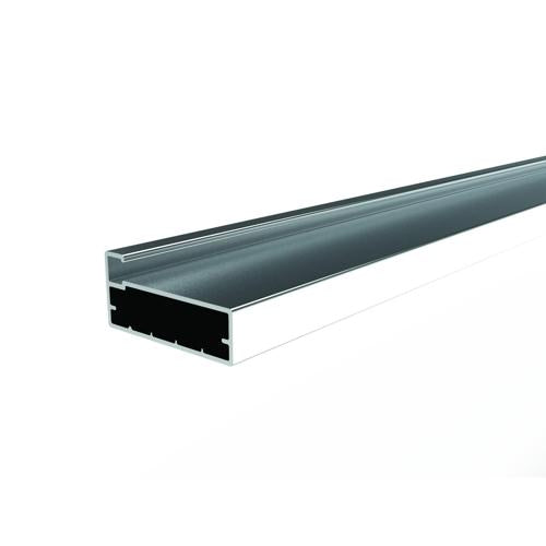 CAM KAPAK PROFİLİ L=6000 mm. -E3C000 (P07) PARLAK BEYAZ ELOKSAL -T6-F22 -6463 — Kapak Profili