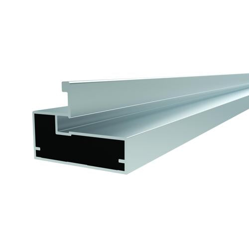 7326 KULPLU PROFİLİ L=6000 mm. -E3C000 (P07) PARLAK BEYAZ ELOKSAL -T6-F22 -6463 — Kapak Profili