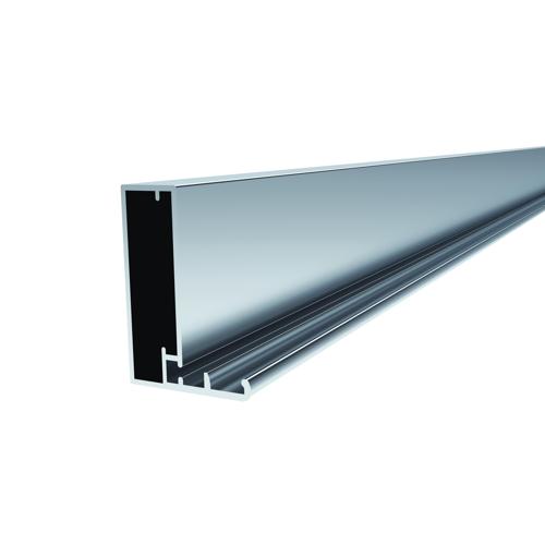 MOB. 6144 GENİŞ ÇERÇEVE PROFİLİ KULBU L=6000 mm. -E3C000 (P07) PARLAK BEYAZ ELOKSAL -T6-F22 -6463 — Kapak Profili