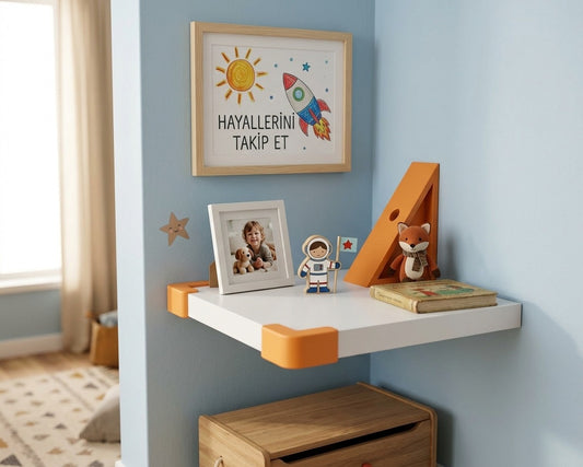 Kenar Korumalı Uçan Raf Standart Ölçü 20x20-30x30