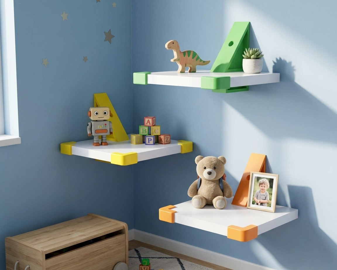 Kenar Korumalı Uçan Raf Standart Ölçü 20x20-30x30