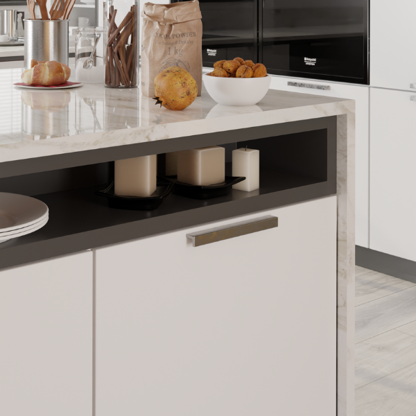 Çamsan Entegre BUZ-BEYAZI Buz Beyazı MDF Lam panel rengi