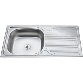 Paslanmaz Çelik 43,5 X 86 Ankastre Evye Lavabo