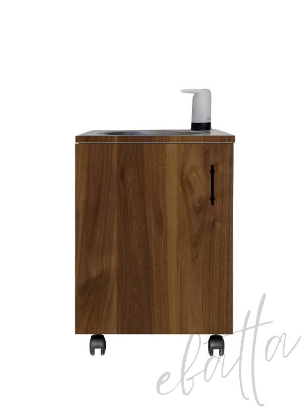 Mobil Seyyar Lavabo Ünitesi Fizyoterapist Yeni Yönetmeliğe Uygun Şarjlı Model