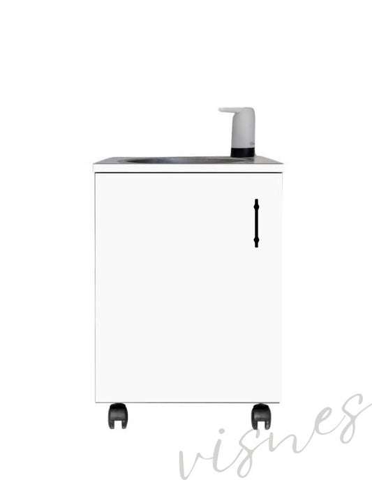 Mobil Seyyar Lavabo Ünitesi Fizyoterapist Yeni Yönetmeliğe Uygun Şarjlı Model