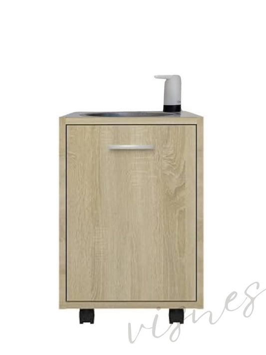 Mobil Seyyar Lavabo Ünitesi Fizyoterapist Kreş Poliklinik Yeni Yönetmeliğe Uygun Şarjlı Model