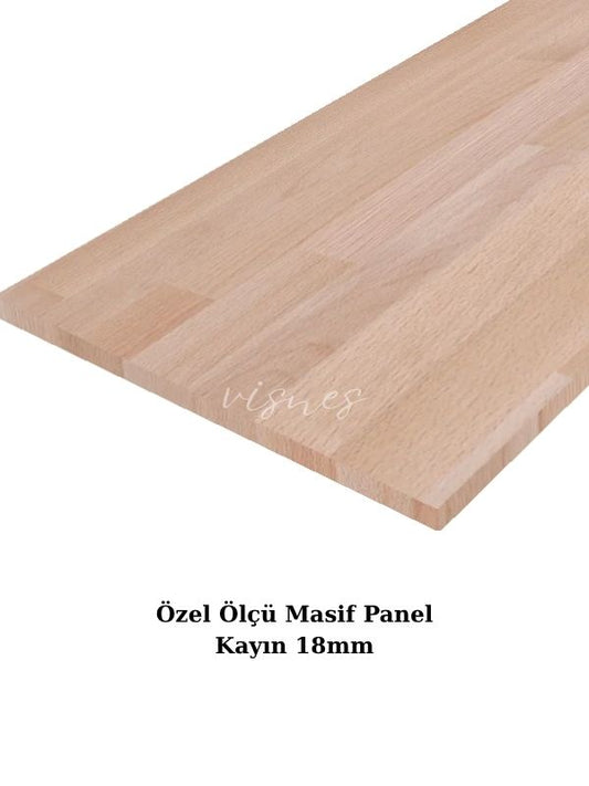 Özel Ölçü Masif Panel Kayın
