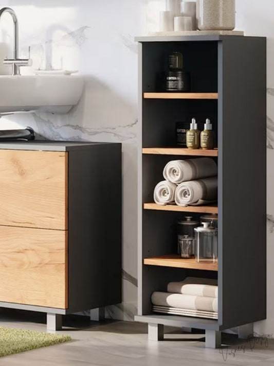Çok Amaçlı Banyo Dolabı Açık Raf Depolama Kitaplık Banyo Mutfak Dolabı