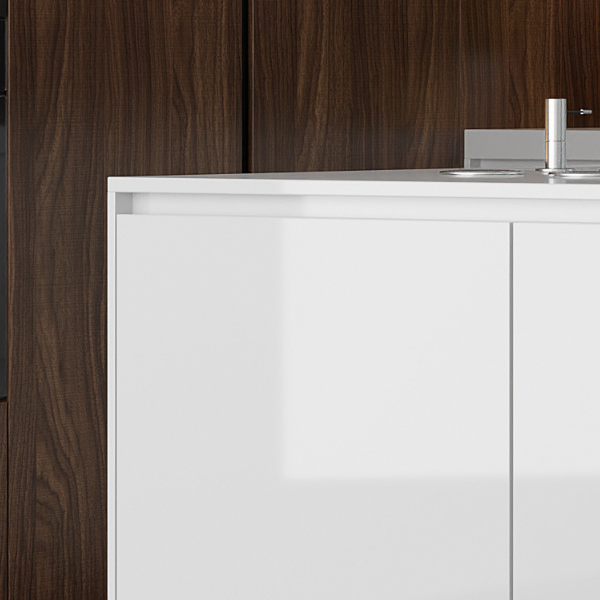 Çamsan Entegre OPAK-BEYAZ Opak Beyaz MDF Lam panel rengi