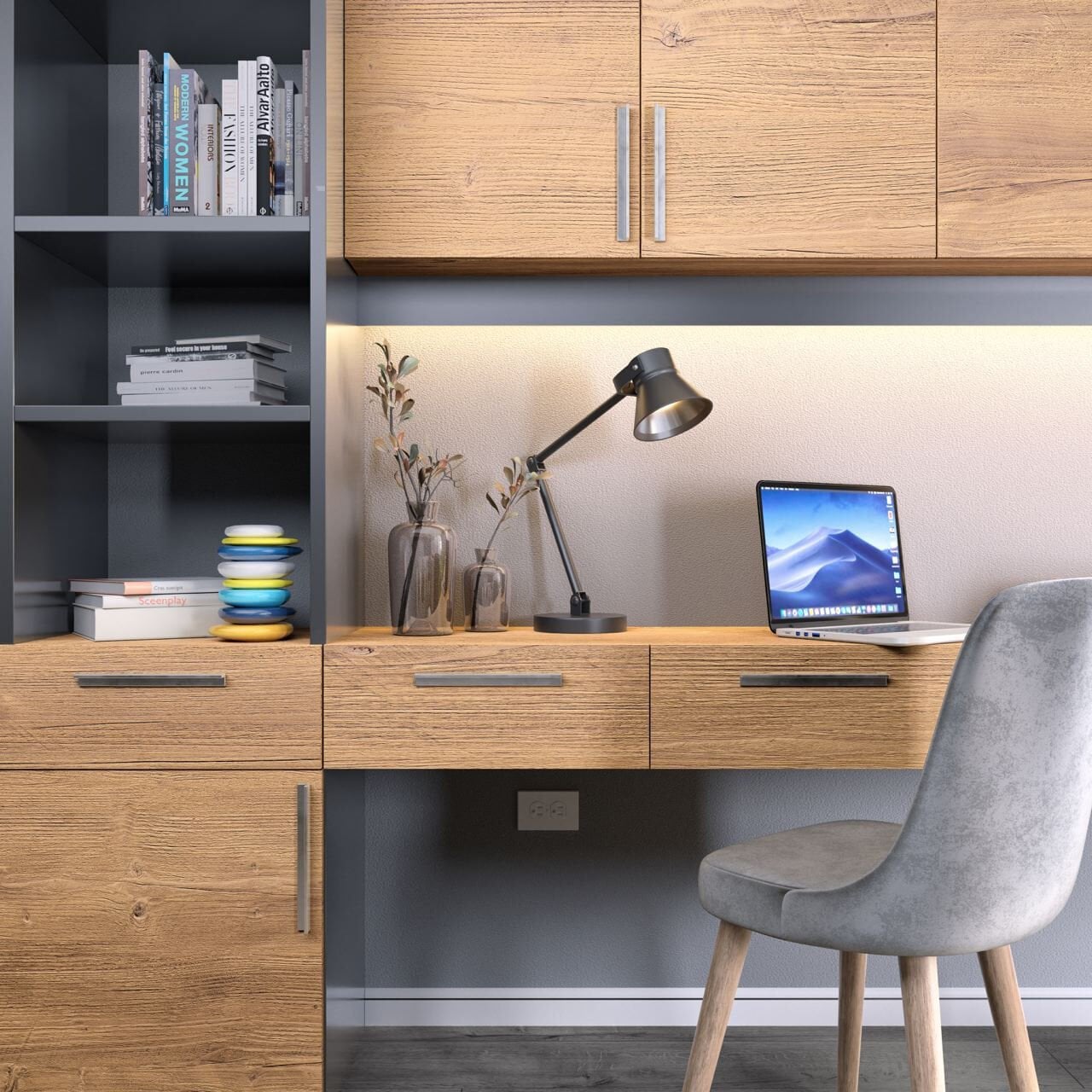 Çamsan Entegre FG-93 Atlantik Çam MDF Lam panel rengi