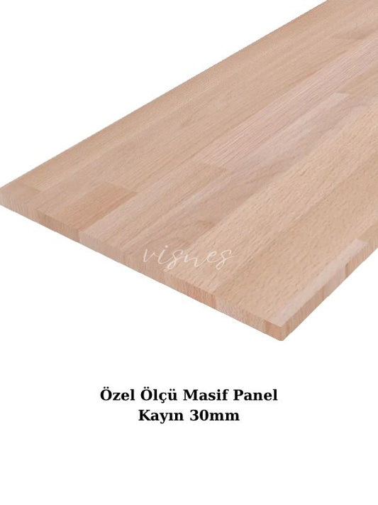 Özel Ölçü Masif Panel Kayın